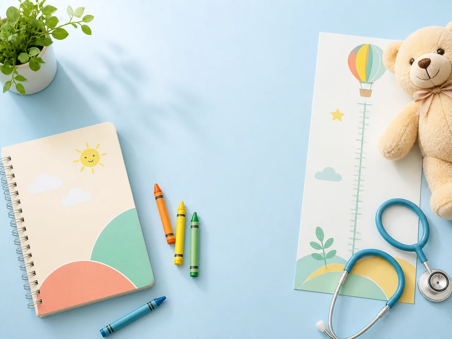 Material visual sobre cuidado y salud infantil en Medellín